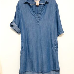 Philosophy Chambray Shirt Dress Large